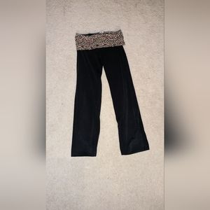 Cheetah Print pink fold-over pants